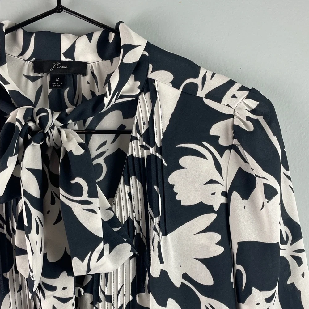 J. Crew Floral Blouse Size 2